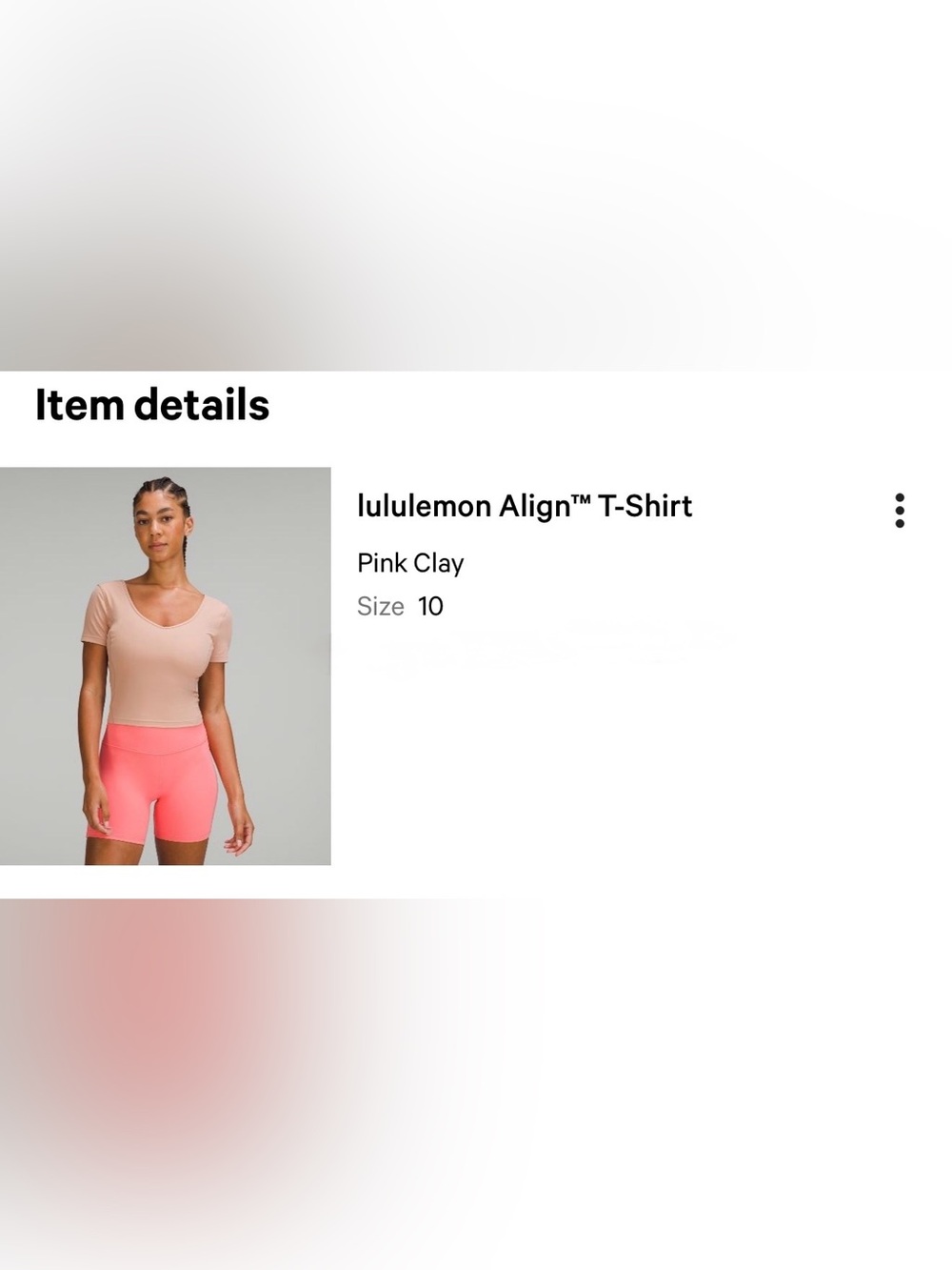 lululemon athletica Align T-Shirt — Pink Clay